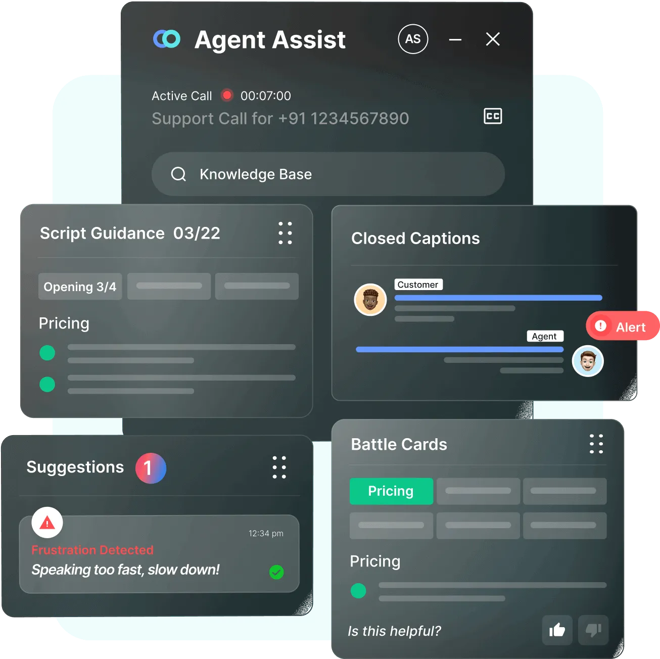 Real-Time Agent Assist illustration