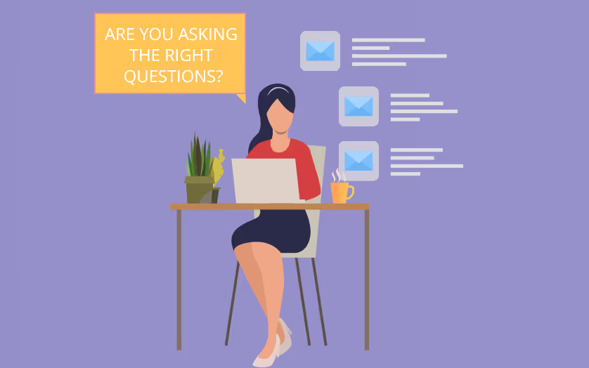 Whoever asks the questions controls the conversation- Intelligent sales tips
