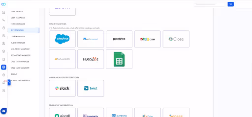 CRM Integration