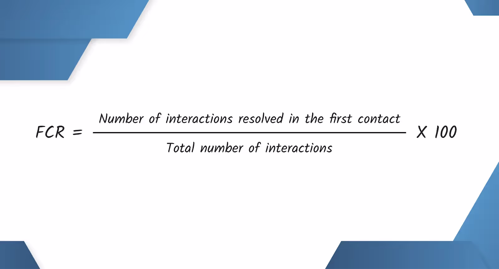 Calculating and knowing the FCR rate formula is the first step to increasing first call resolution rate