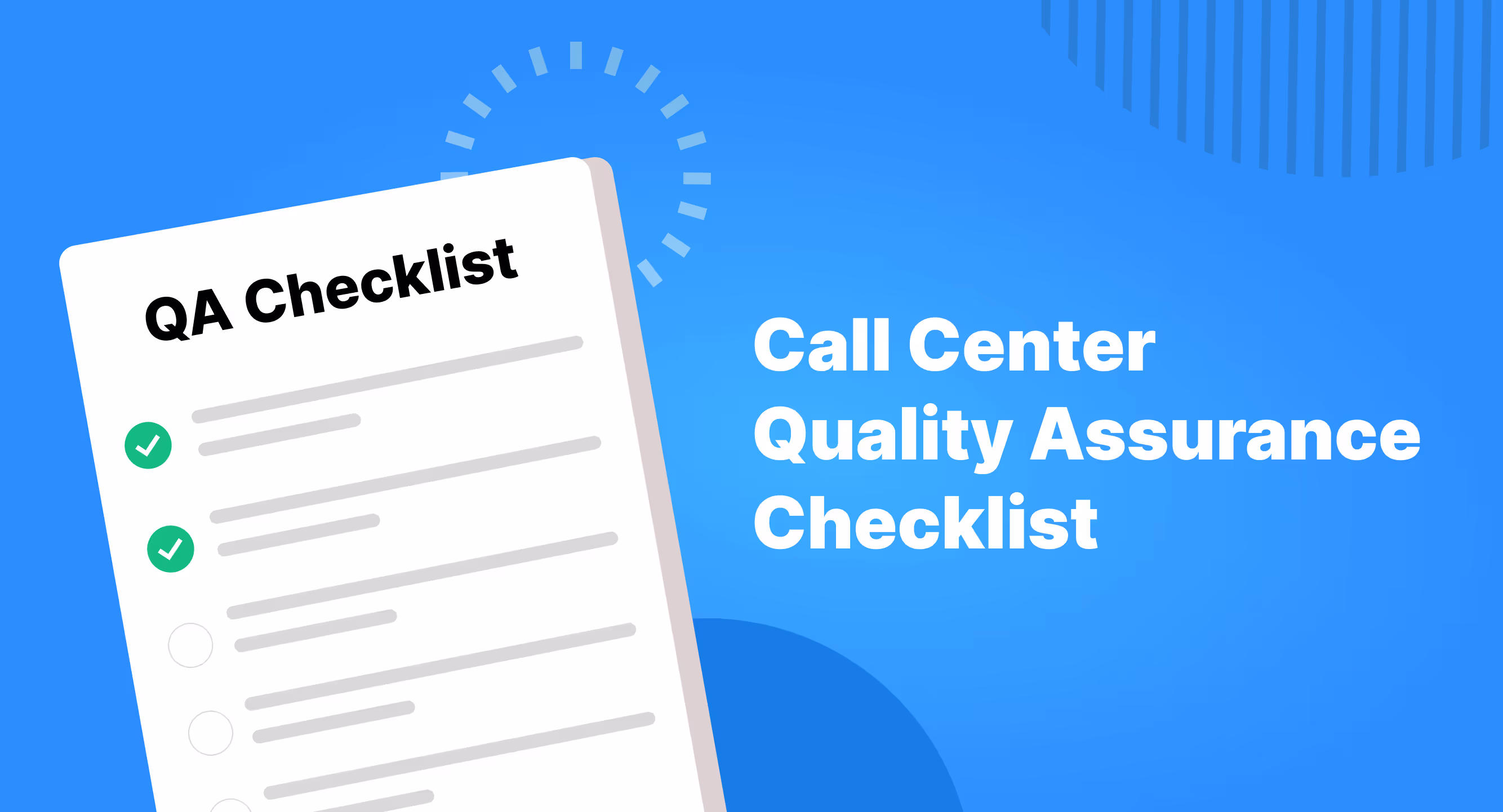The Ultimate Call Center Quality Assurance Checklist