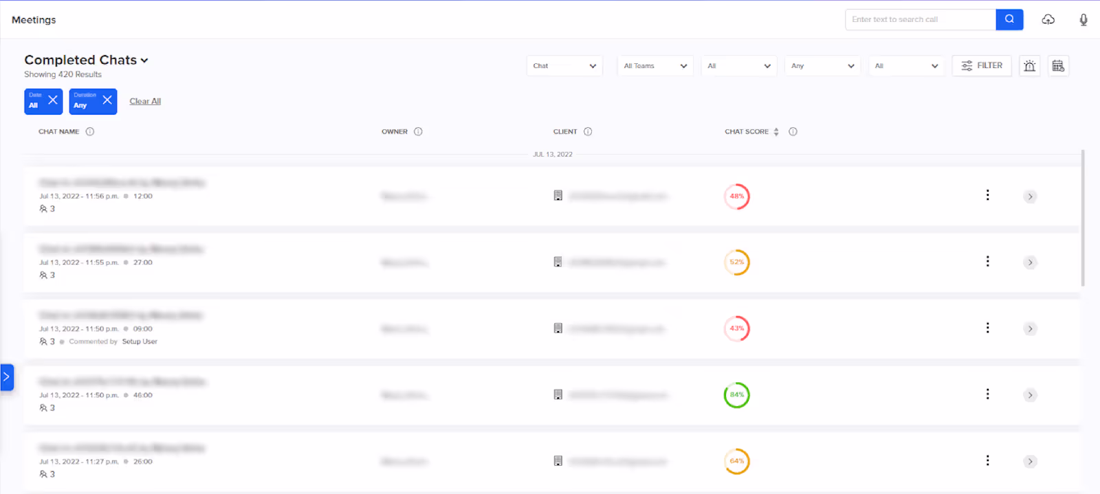 Call center compliance