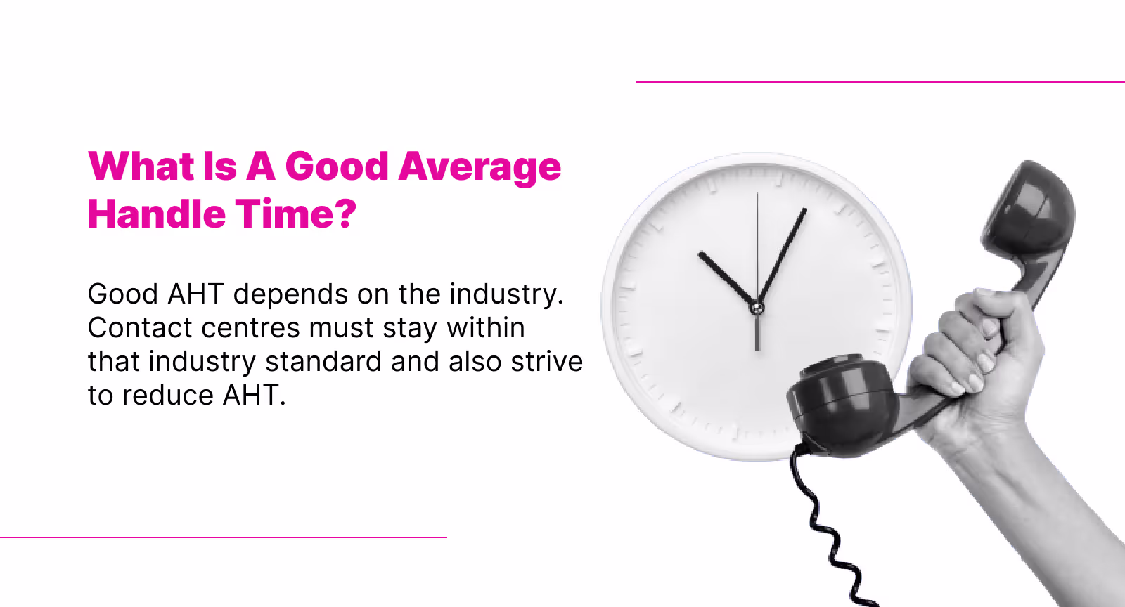 Average call handling time in a call center follow industry standards