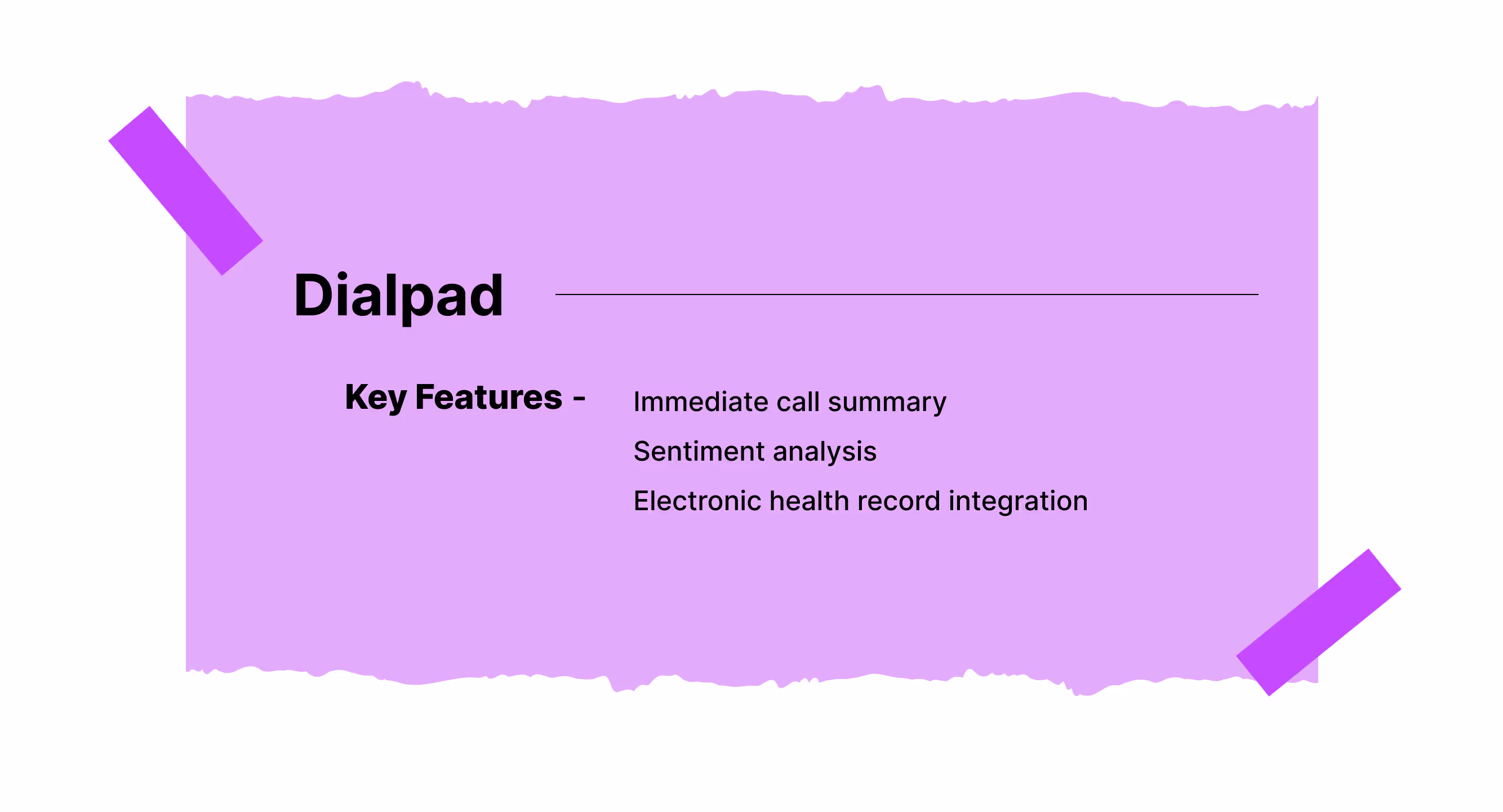 Features of the cloud-based software Dialpad