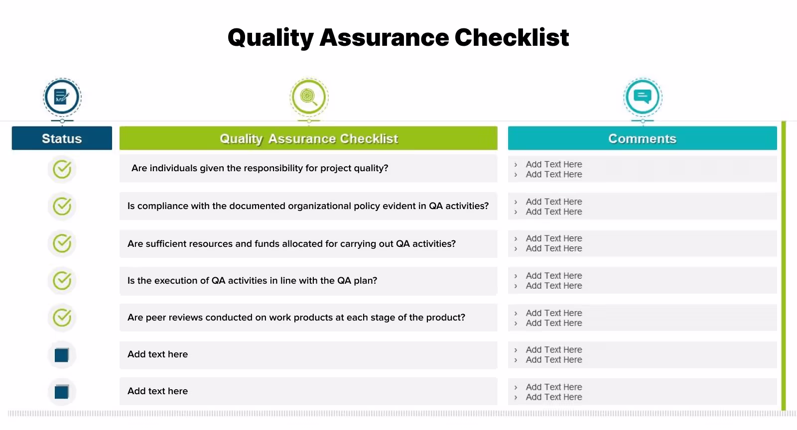 Quality Assurance Program Template