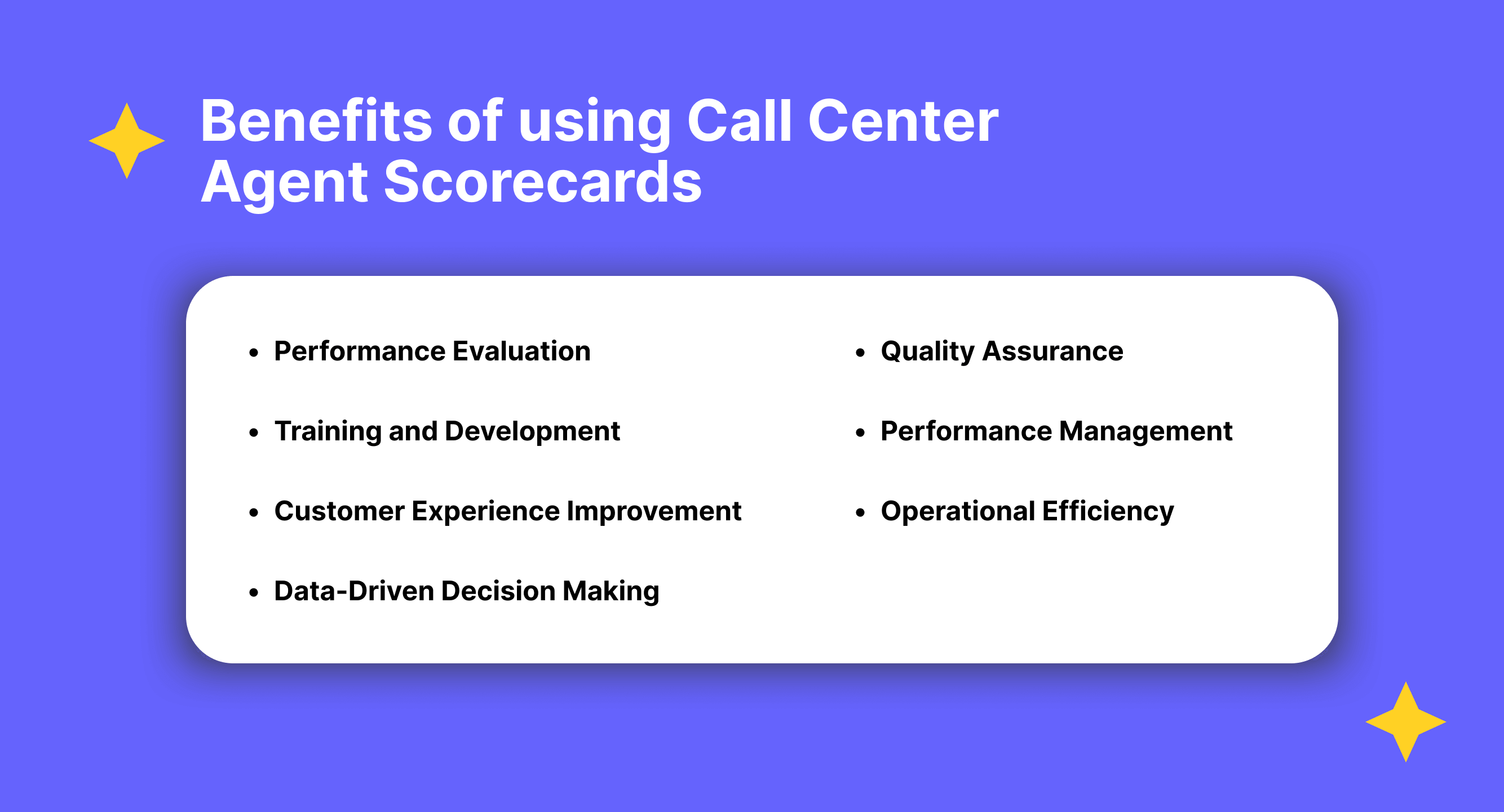 Benefits of using a sales scorecard