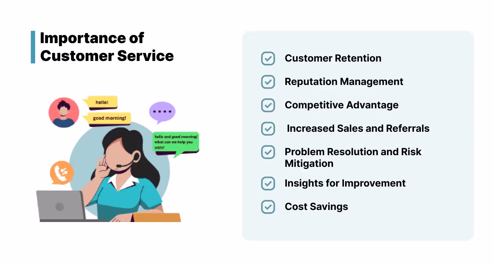 Advantages of customer service