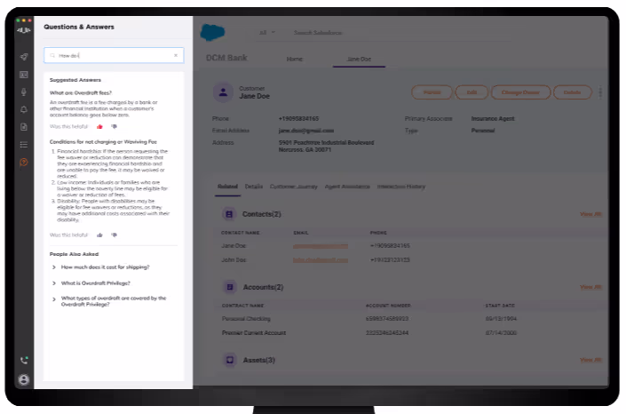 Knowledge AI consolidates data to provide agents with swift and precise responses to customer inquiries