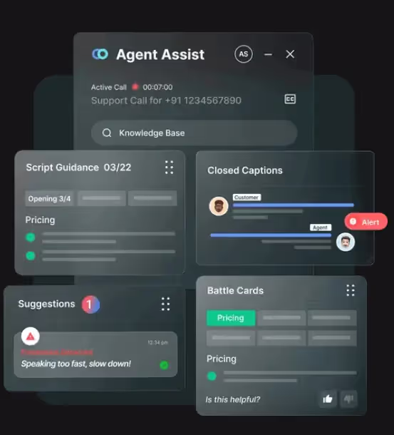 Real-Time Agent Assist