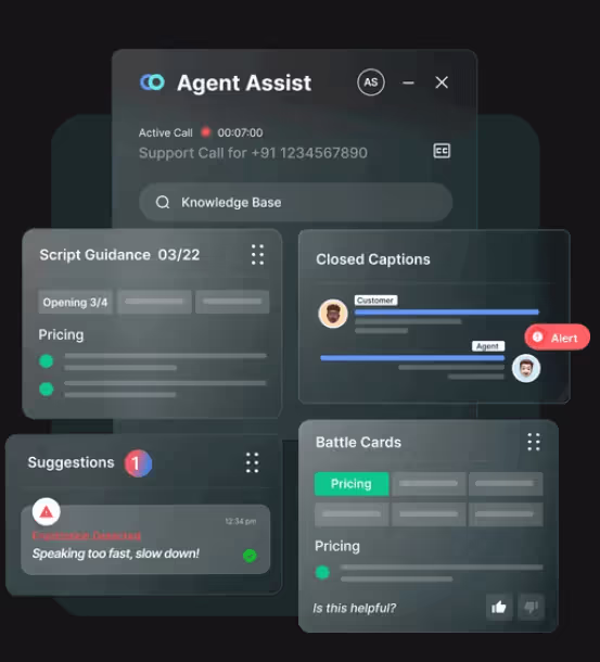 Callveriq’s Real-Time Agent Assist