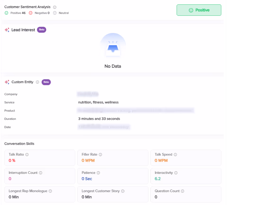 Voice analytics-based sentiment analysis