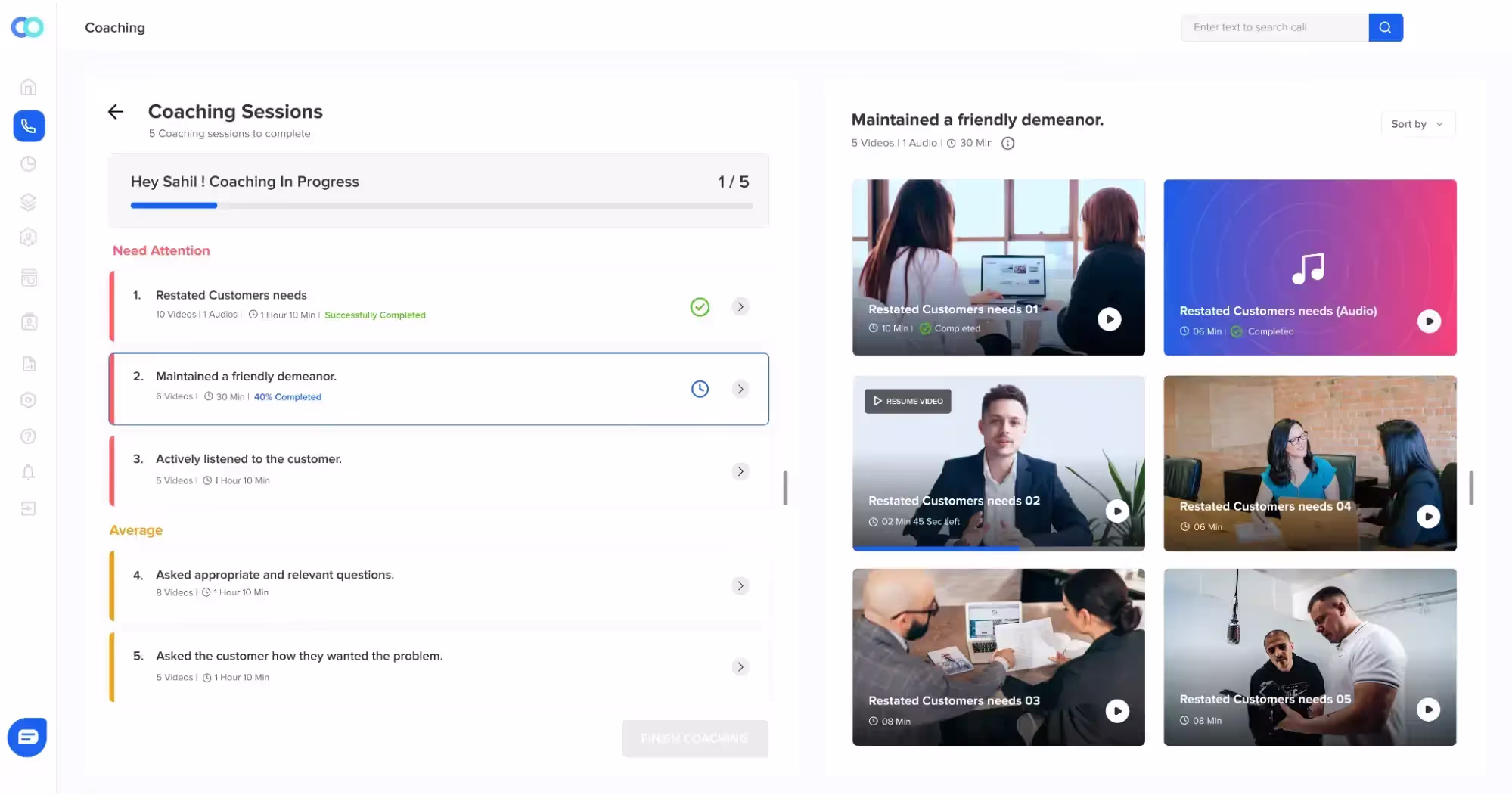 Agents' personalized coaching at scale helps replicate top-performing agents