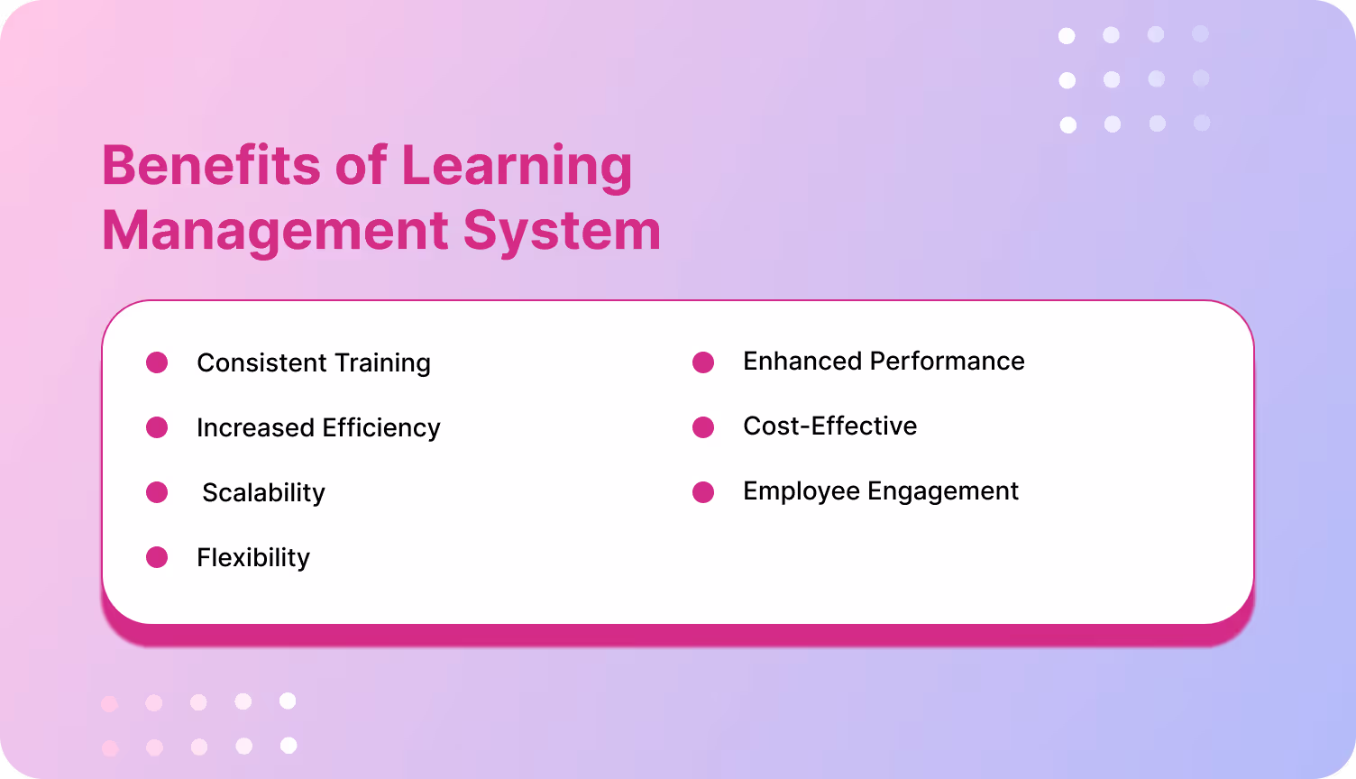 Key elements of an effective LMS