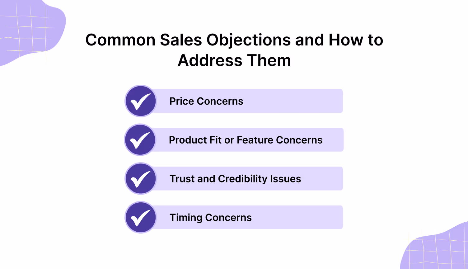 Finding the most recurrent sales objections