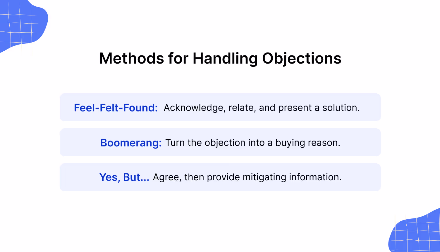 Objection Handling in Customer Service