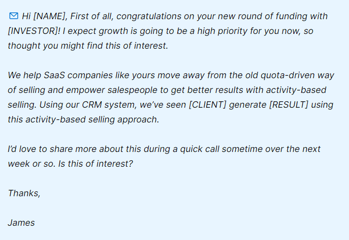 Sales Pitch Template