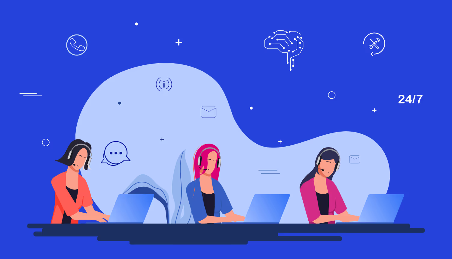 Enterprise contact center solutions with AI-driven contact center technology