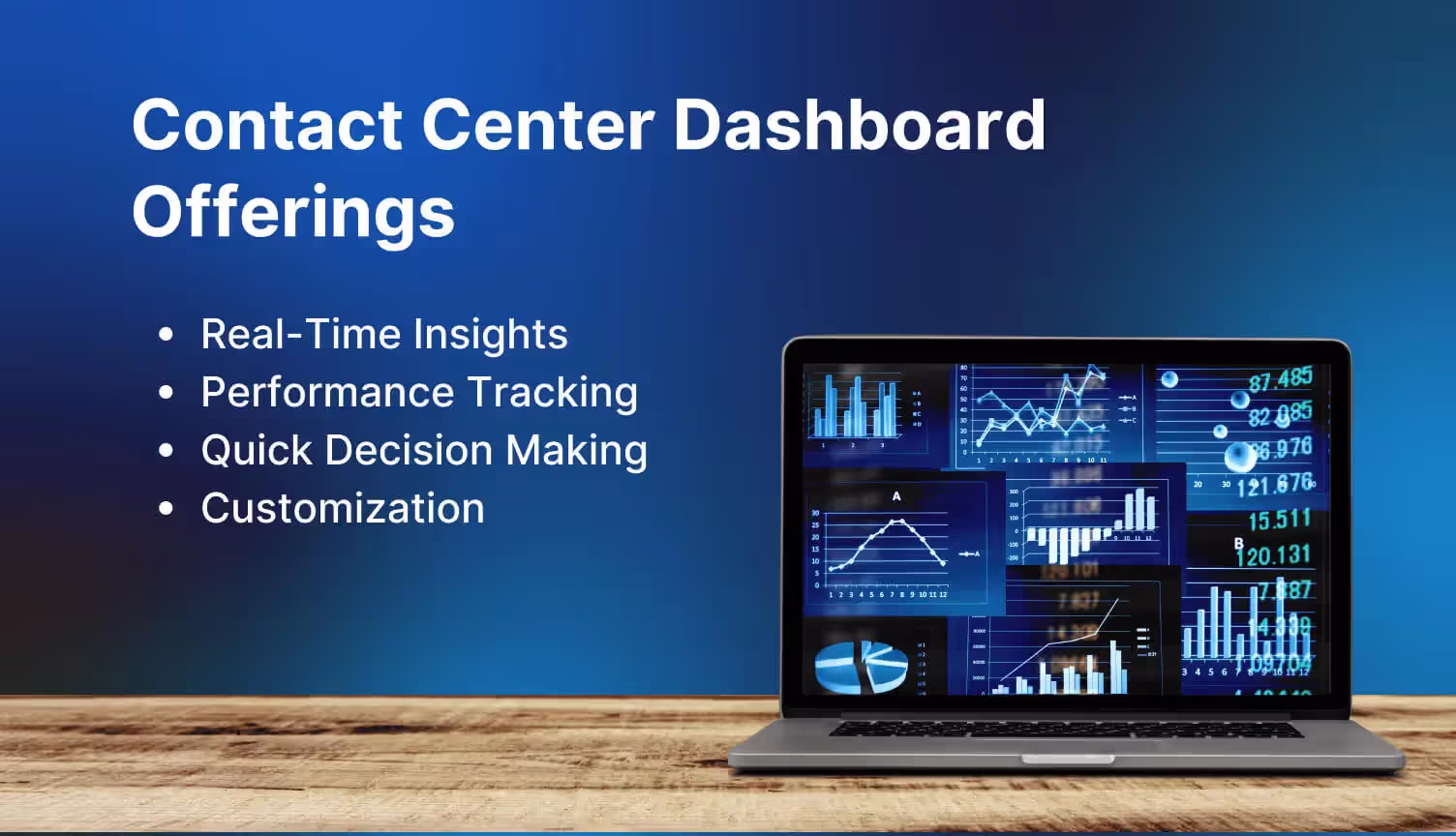 Agent performance dashboard offerings