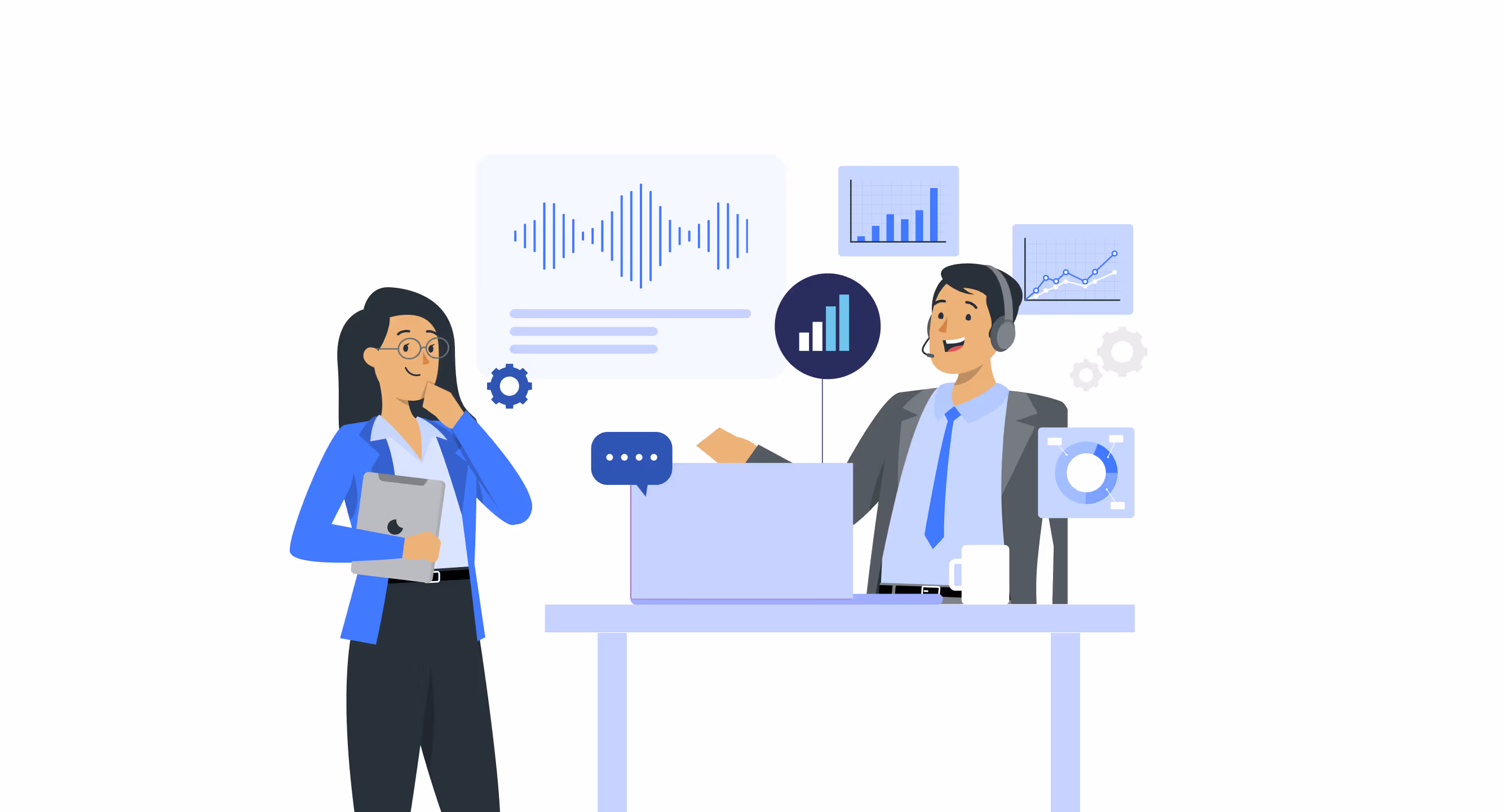 Speech analytics can be used to gain insights on customer behavior