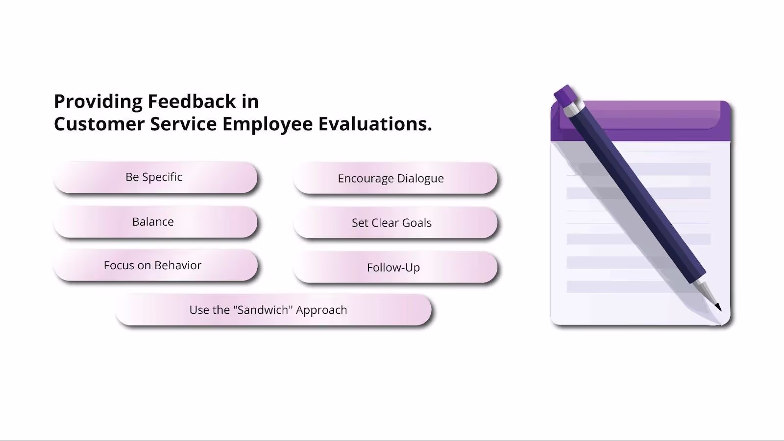 How to write feedback for good service?