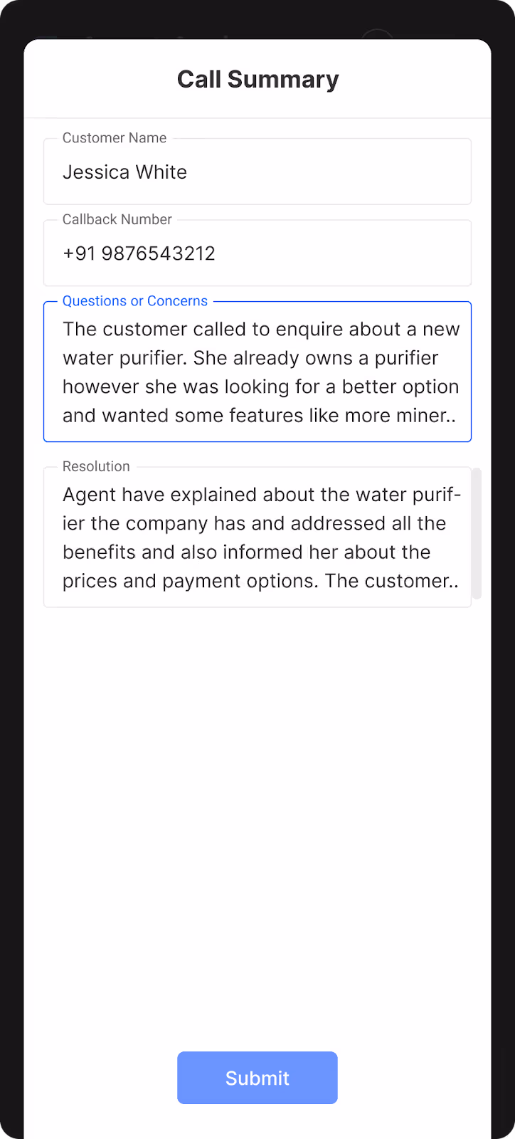  Summary of Real-time Agent Assist to Reduce AWC in Call Centers