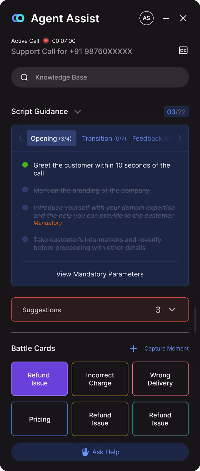 How Callveriq’s real-time agent assist helps boost agent performance
