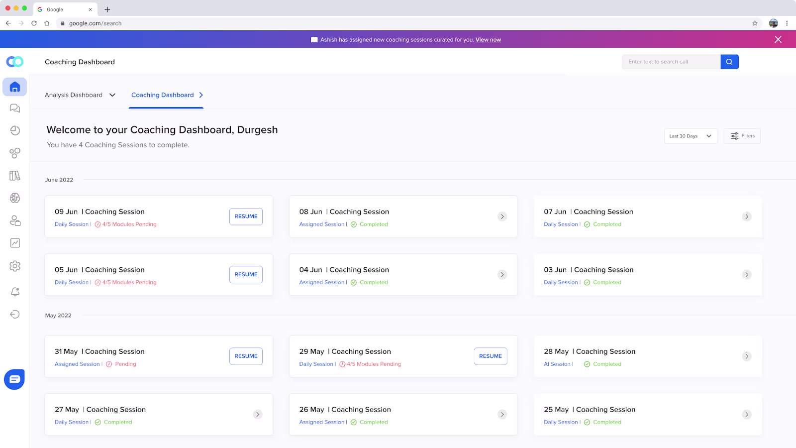 Agent Coaching with personalized training