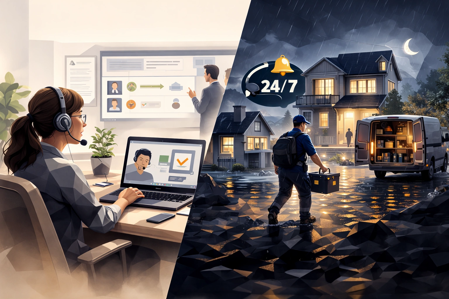 24/7 Plumbing Answering Services That Books Nights And Weekends