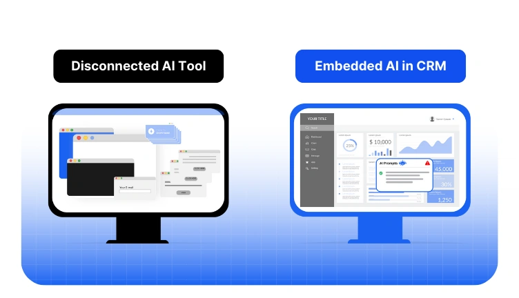 AI-powered CRM integration in insurance with agent insights.