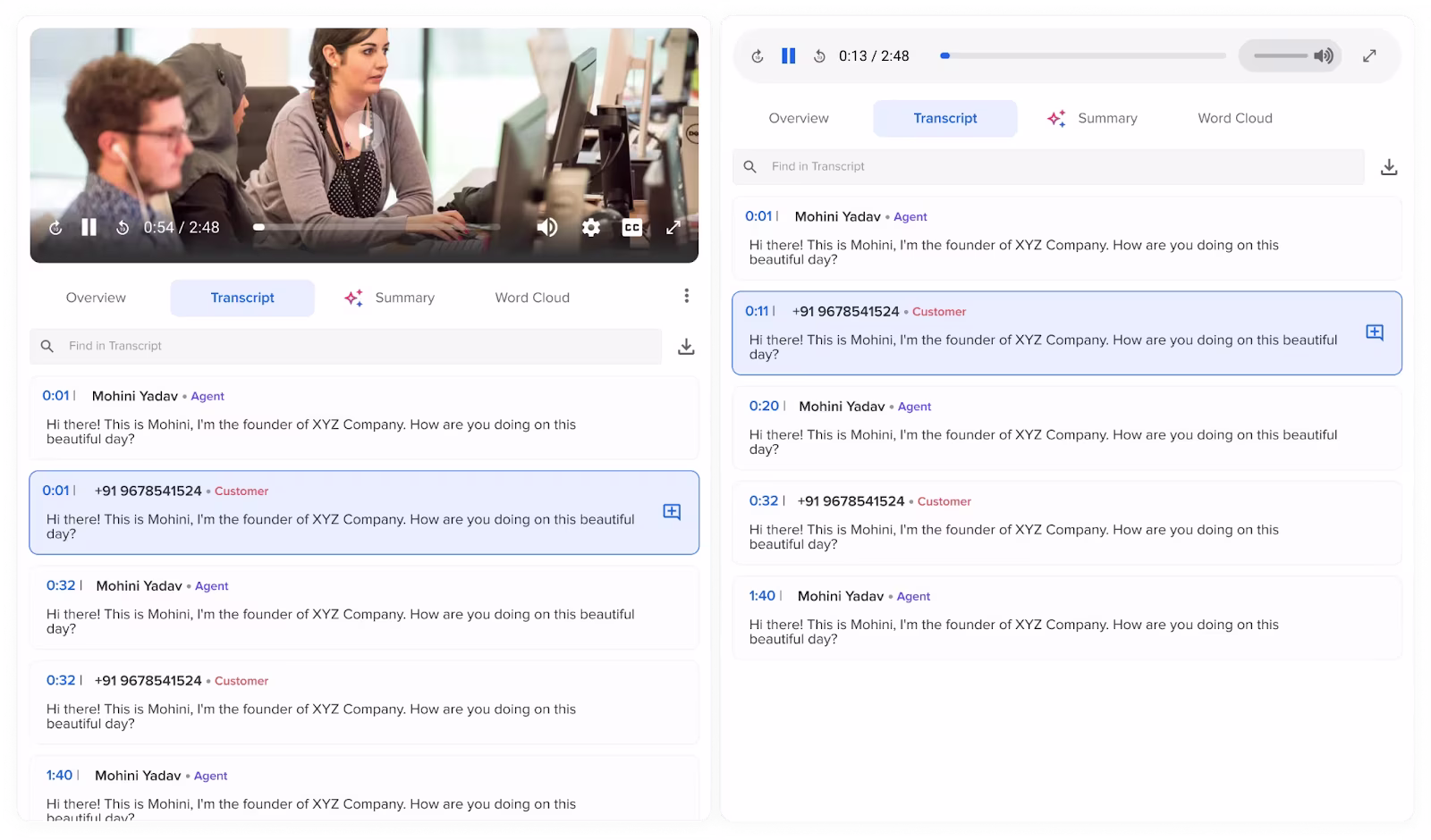 Callveriq’s call transcription software for improved customer satisfaction (CSAT)