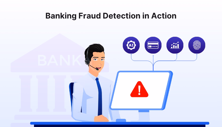 Banking Fraud Detection ensures real-time protection with AI and biometric security in contact centers.