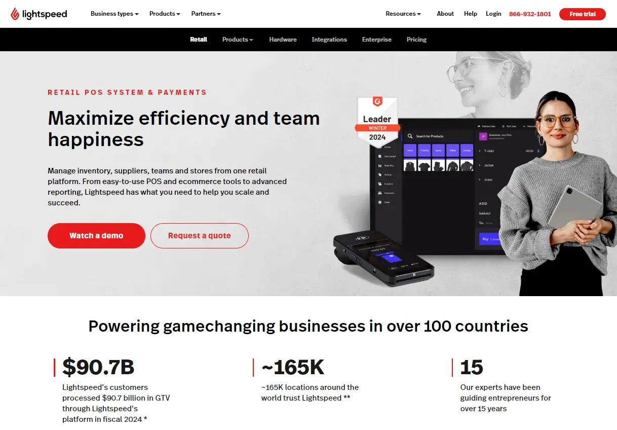 Lightspeed Product Page