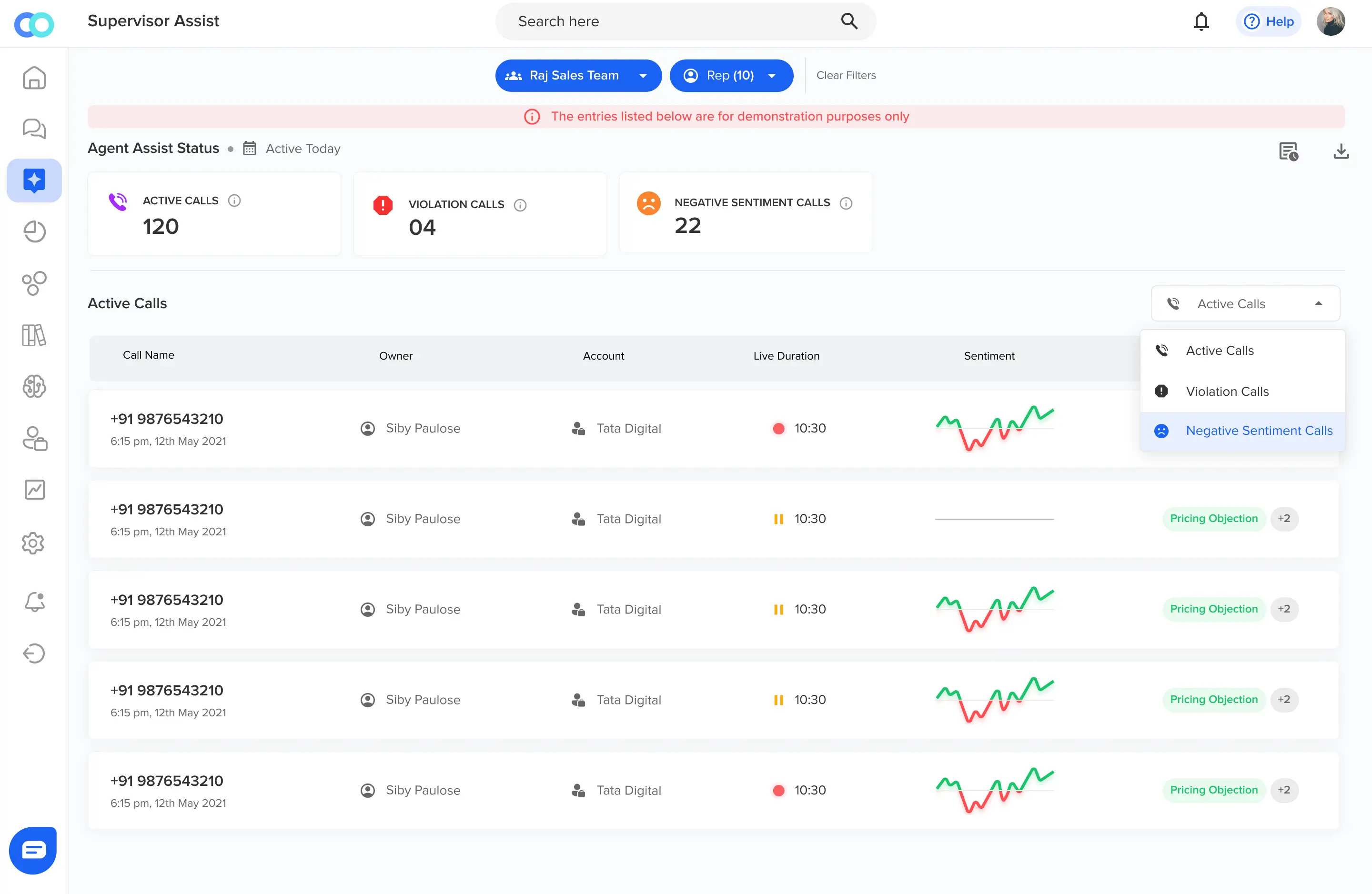 Supervisor Assist enhance agent performance on live call