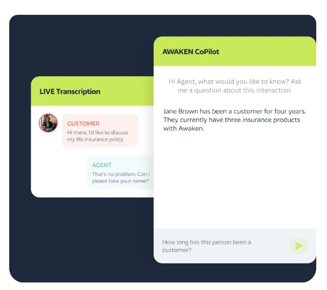 Real-time agent assistance is provided for complex interactions in real-time