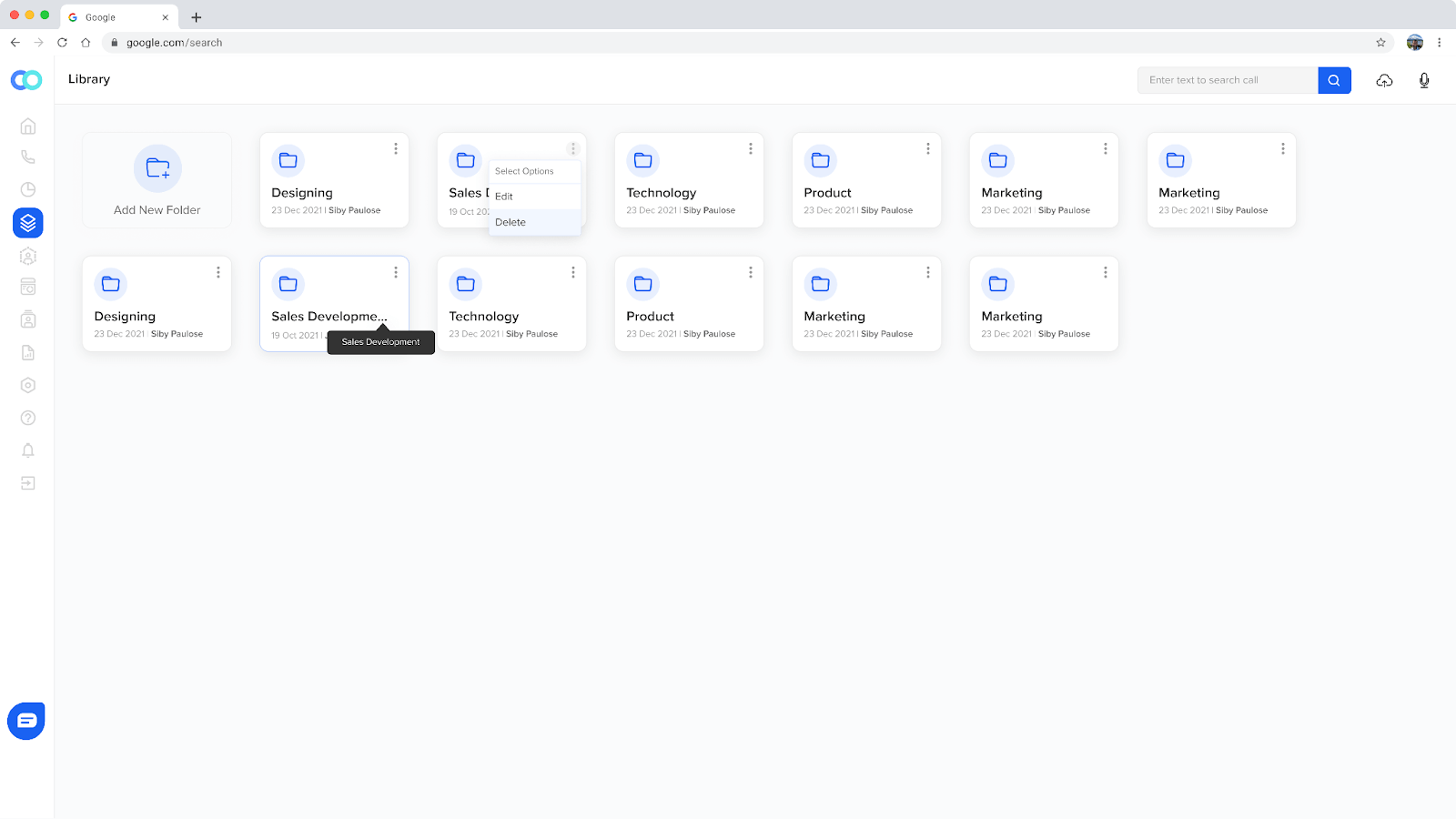 Callveriq Learning Management System
