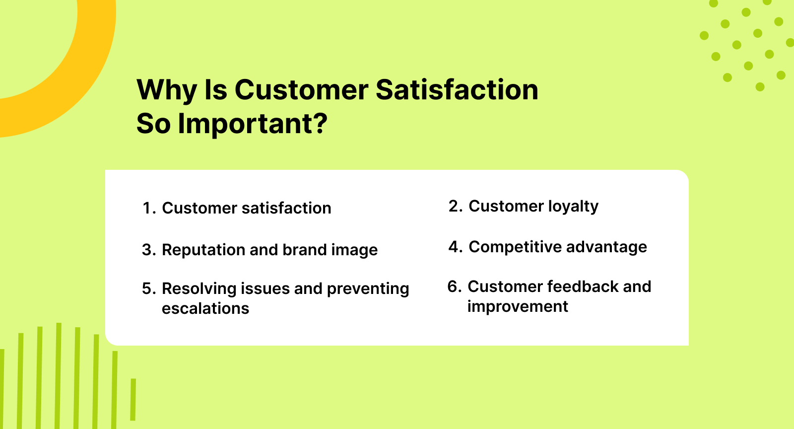 Why Is Customer Satisfaction Important?