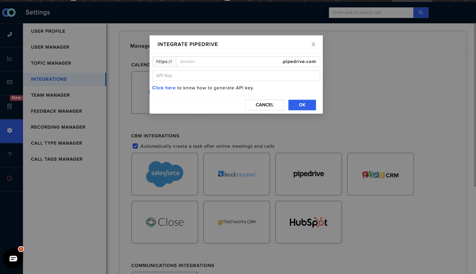 Pipedrive integration
