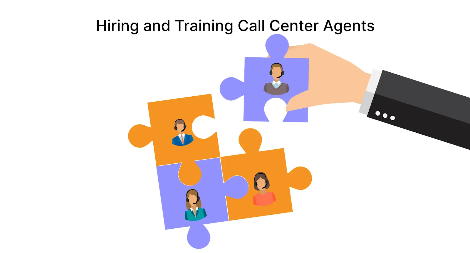 Hiring and training the right talent is critical to delivering excellent call center management.