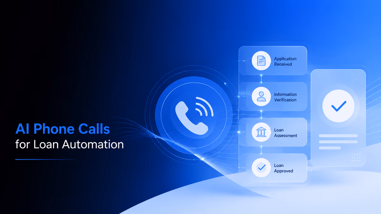 Loan automation phone calls