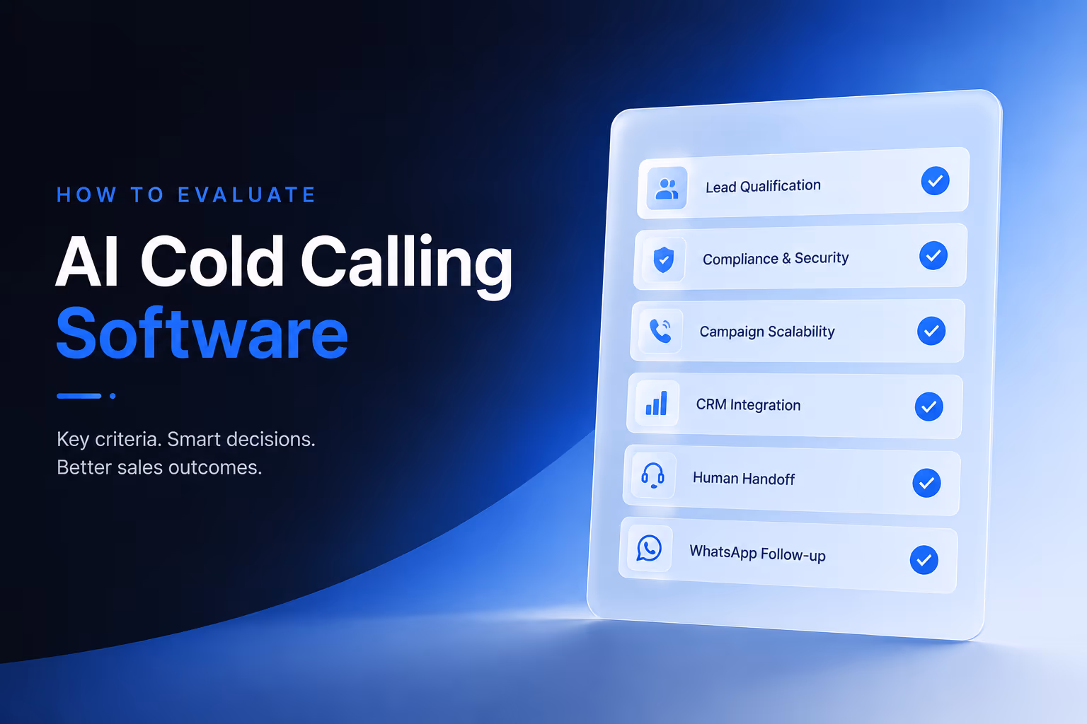 AI cold calling software evaluation
