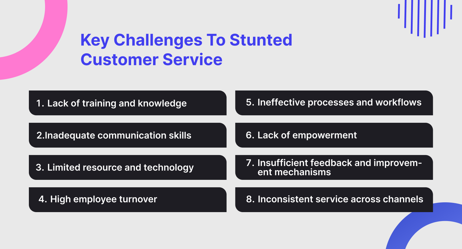 Key Challenges In Improving Customer Satisfaction